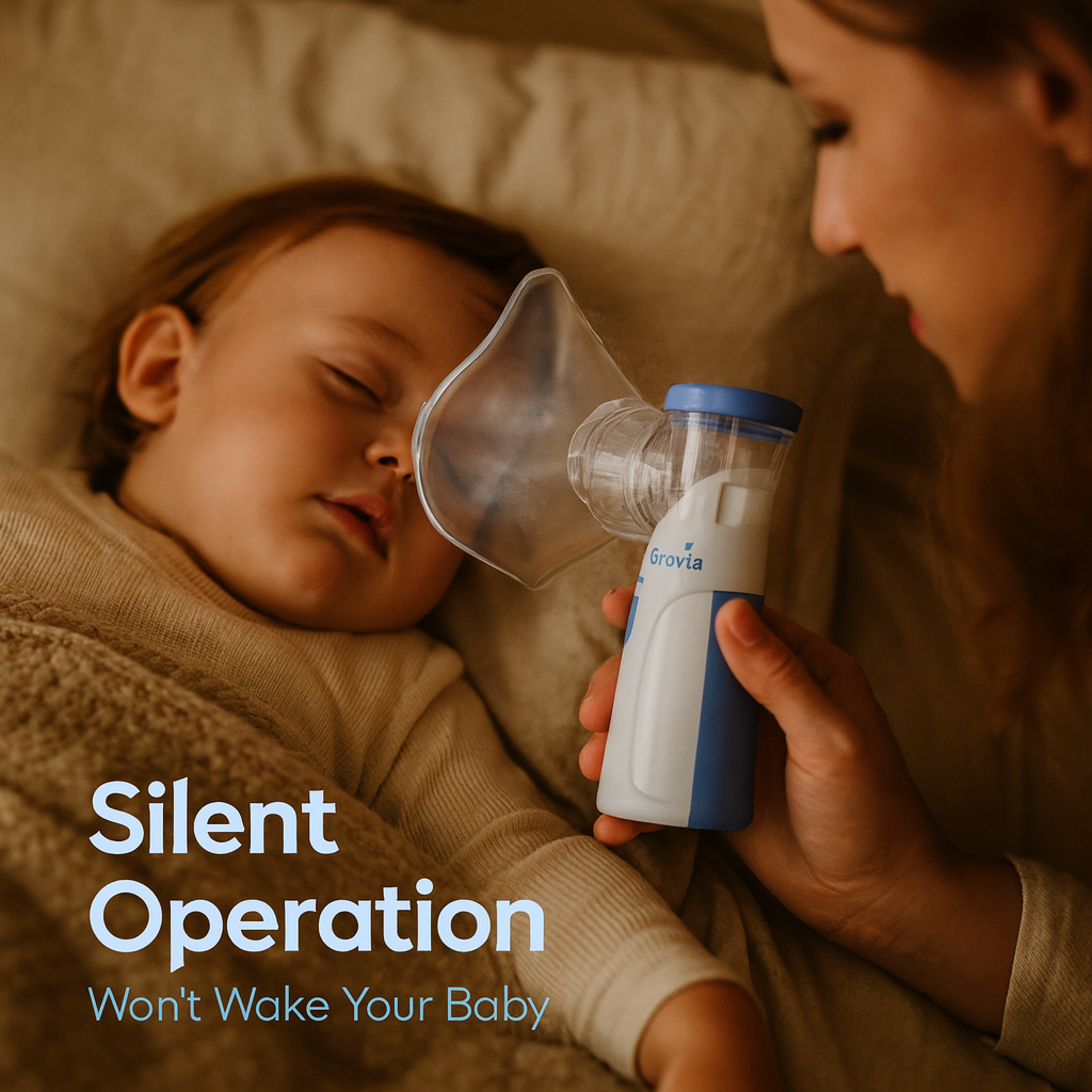 TheOpulentNest™ – Instant Relief, Anywhere | Silent & Portable Hospital Grade+ Nebulizer2.0