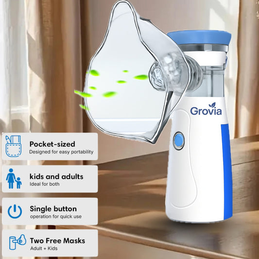 TheOpulentNest™ – Instant Relief, Anywhere | Silent & Portable Hospital Grade+ Nebulizer2.0